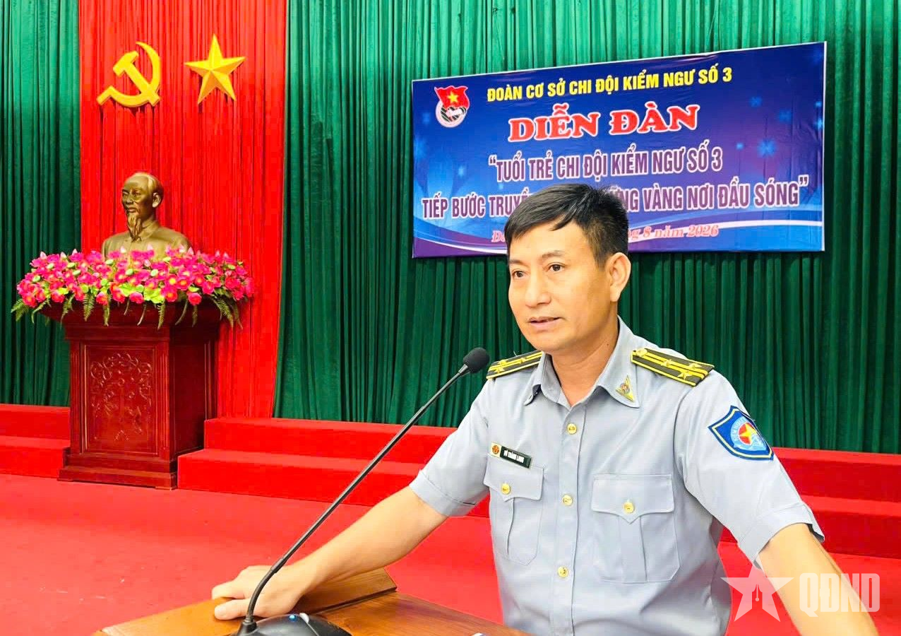 Chi đội Kiểm ngư số 3 tổ chức diễn đàn thanh niên

